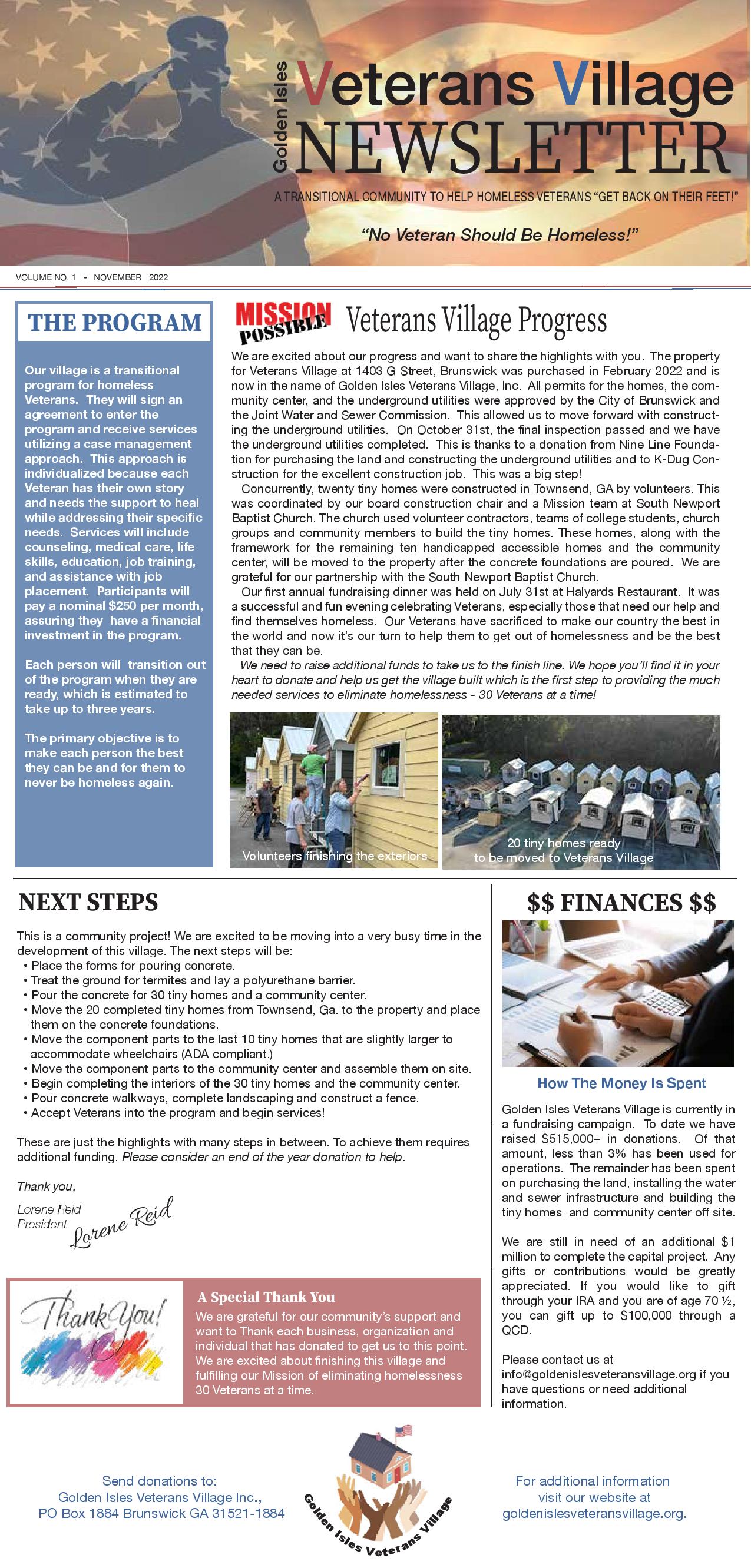 November 2022 Newsletter